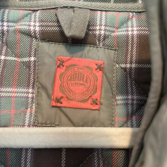 Joules Sage Vest Quilted with Enamel Snap Buttons EUC M - Picture 3 of 4